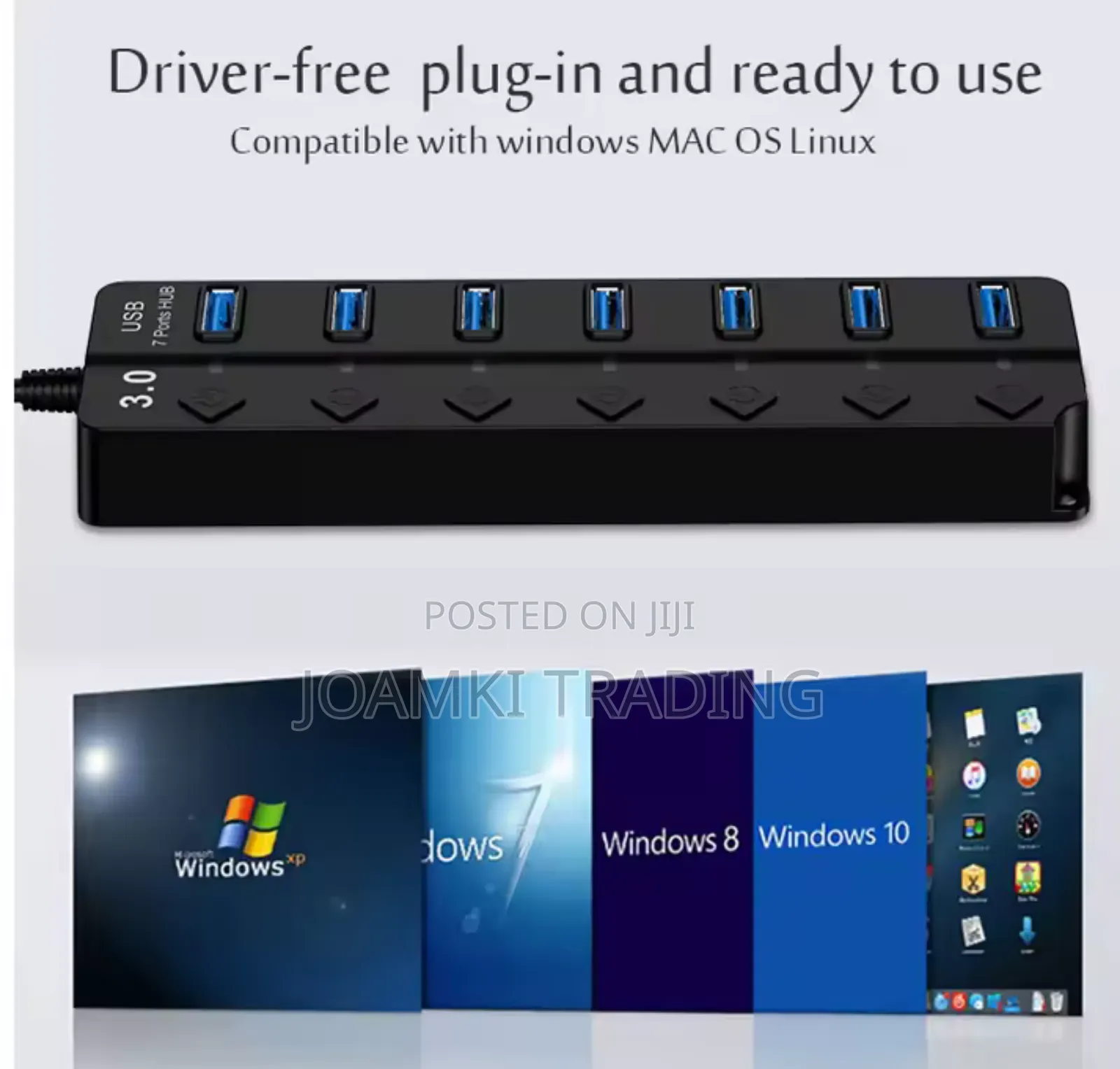 7 in 1 USB 3.0 Hub 7 Ports USB Multi Splitter