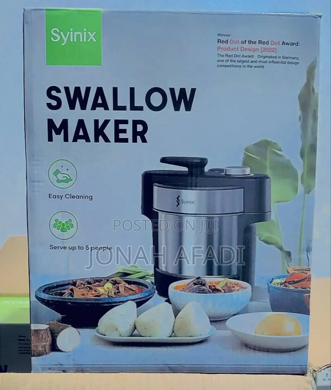 Syinix Swallow Maker All Purpose Fufu Machine