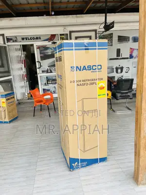 Unique Nasco Nasf2-28fl 2 Door Electric Fridge(Gray) 