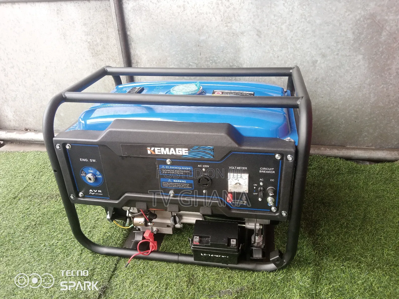 7.5kva Kemage Petrol Geneset Key Start Geneset 8500w
