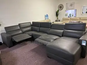 Nevio 5pcs Real Leather Sectional With Chaise From Macys Usa