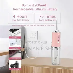 Cordless Dental Water Flosser. 3 Modes