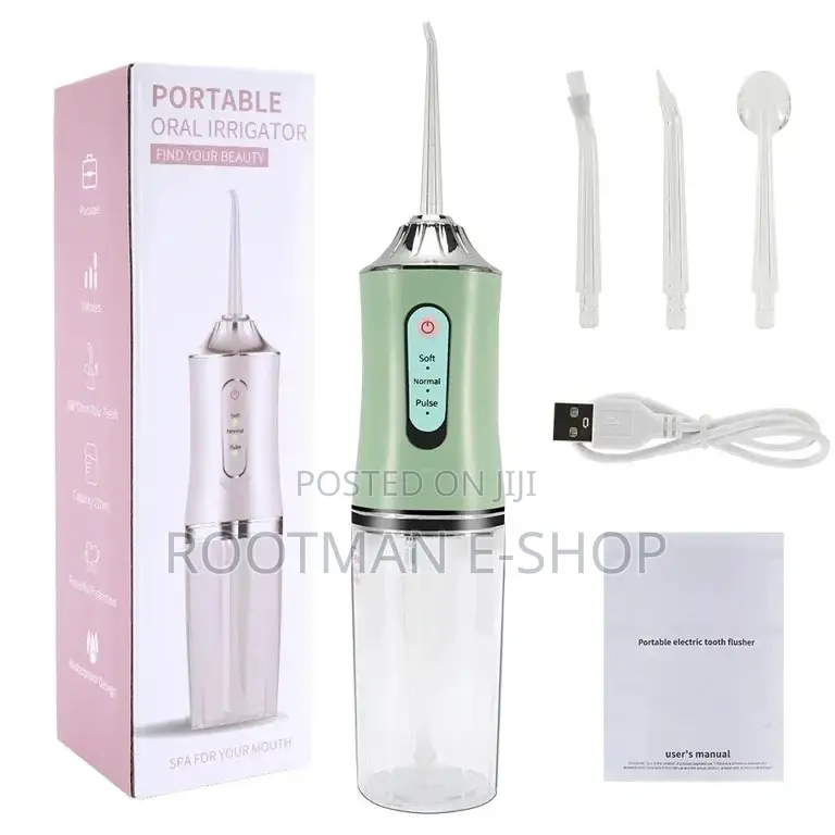 Cordless Dental Water Flosser. 3 Modes