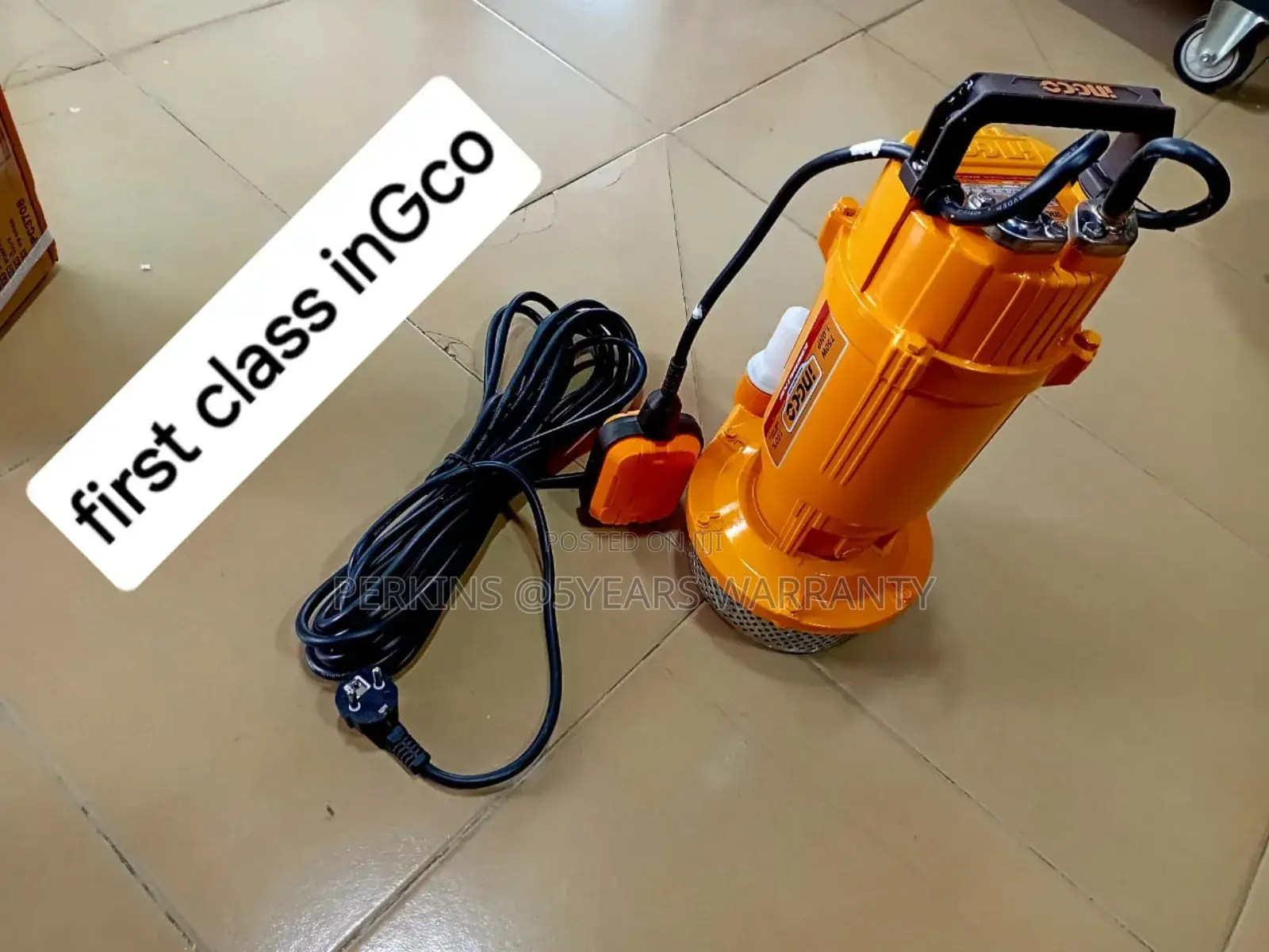 The Science of Water Pumping 0.5hp Submersible Ingco Water P