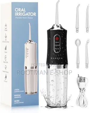 Cordless Dental Water Flosser With 4 Tips