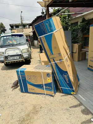 Available Now at Store Midea 3hp Floor AC White.