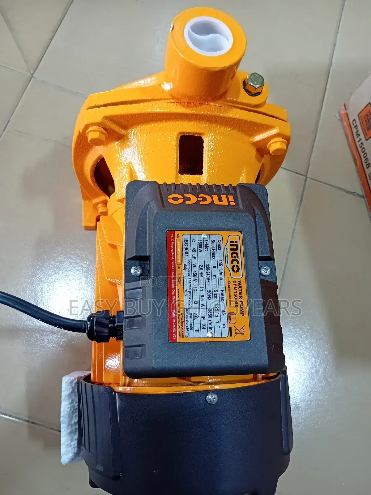 Best Source 2hp Ingco 1500watts Water Pump