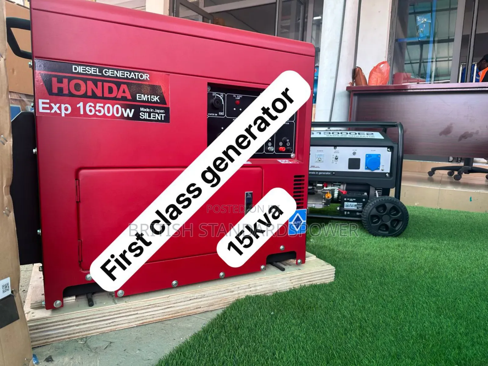Keystart 15kva Honda Diesel Generator 16500watt