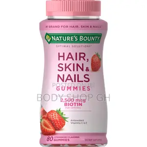 Nature’S Bounty Hair, Skin And Nails Gummies - Strawberry