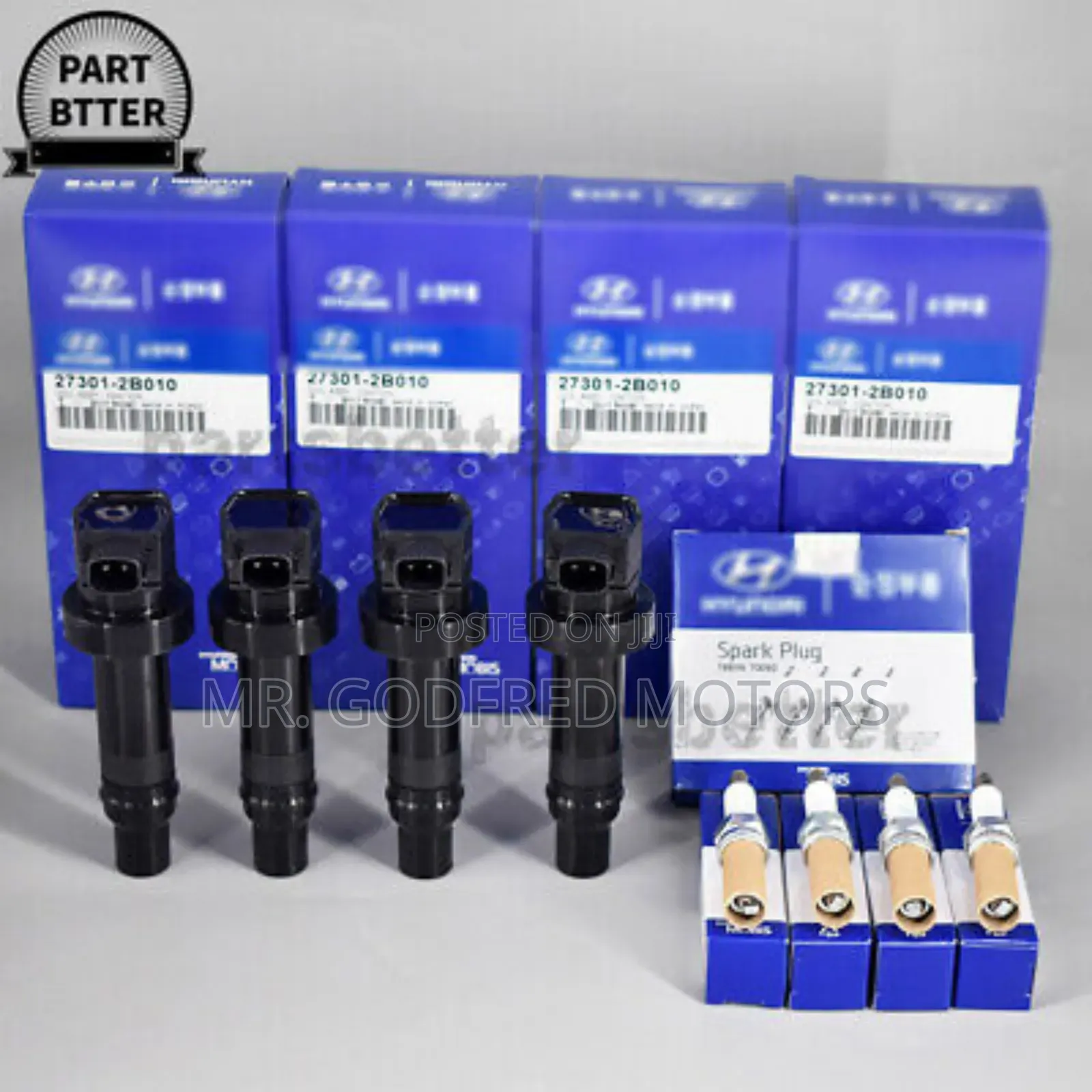 Kia Soul 2011-15 Ignition Coil Pack. 4 Set. Original.