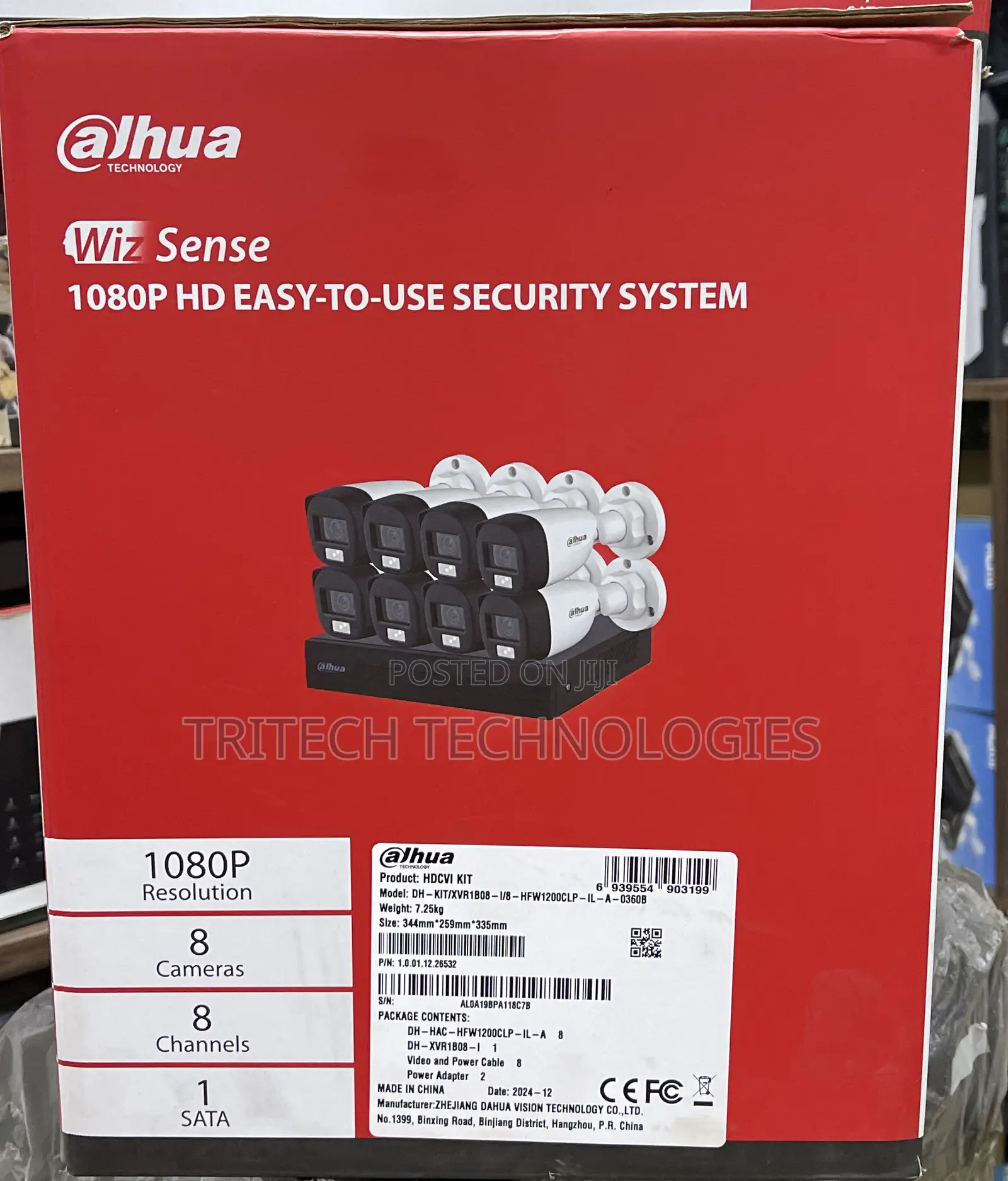 Dahua 8ch Full Color With Sound 2mp