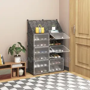 12 Tiers Shoe Storage Cabinet With Baffle