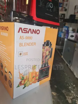 Asano 1800W Blender: High Quality Standard!