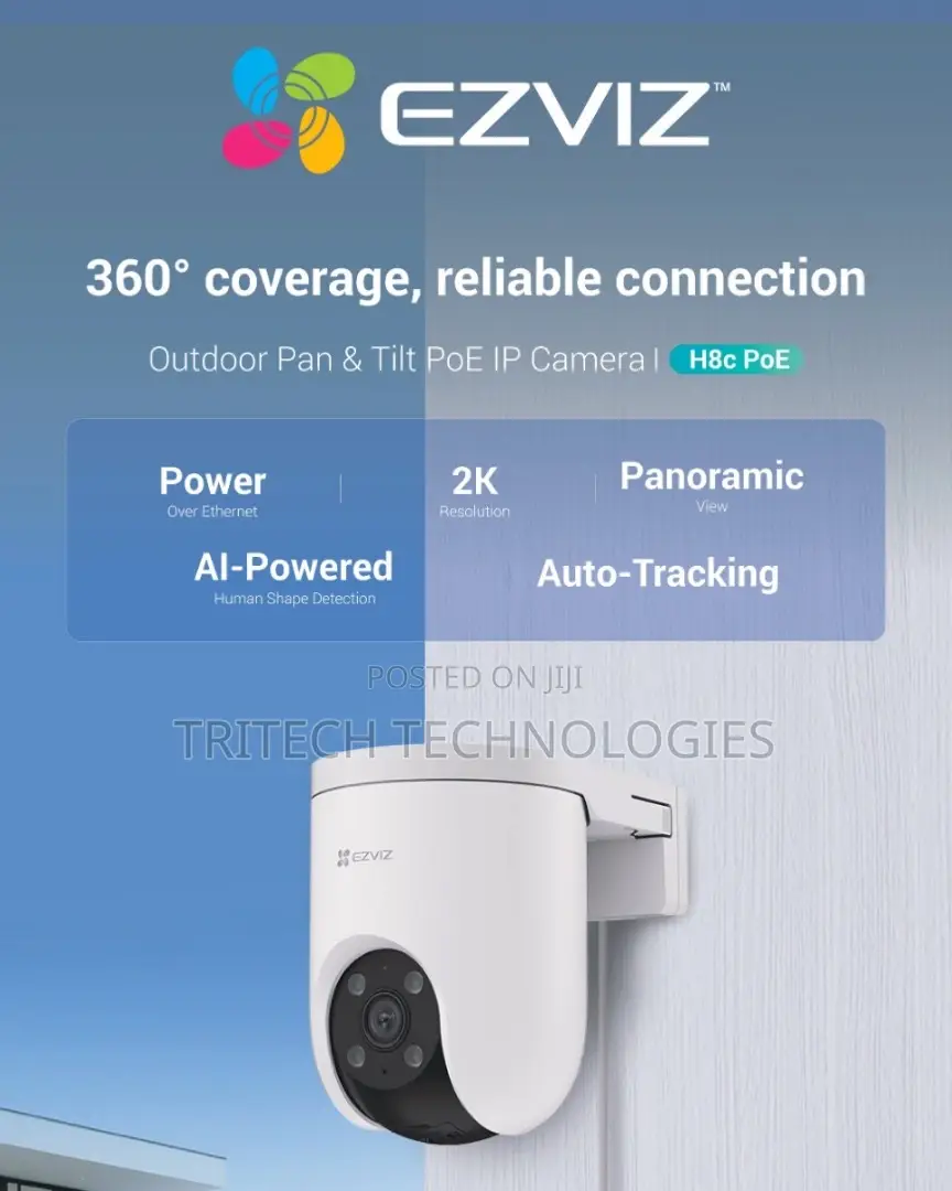 Ezviz H8C Poe 3mp Camera Compatible With Hikvision NVR