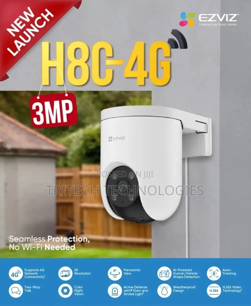 Ezviz H8c-4g 3mp Camera Support Network Port for NVR