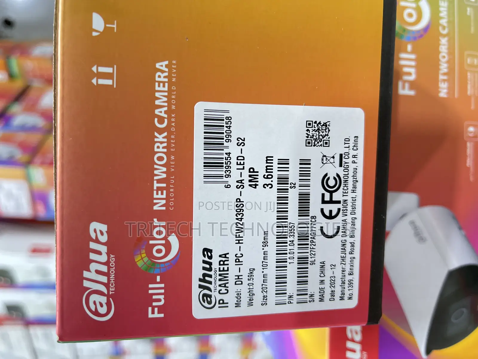 Dahua 4mp Camera Full Color + Sounds Ipc-Hfw2439s-Sa-Led-S2