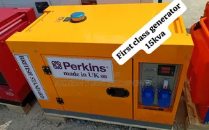Yellow Perkins 15kva 16500watt Diesel Engine Silent