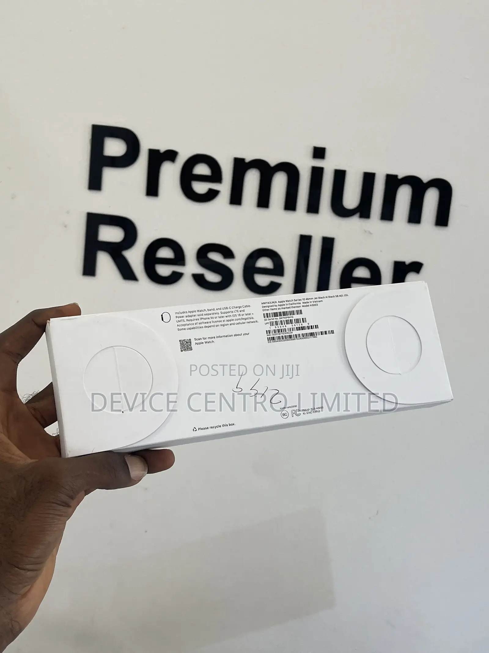 Apple Watch Series 10 46mm Cel Black