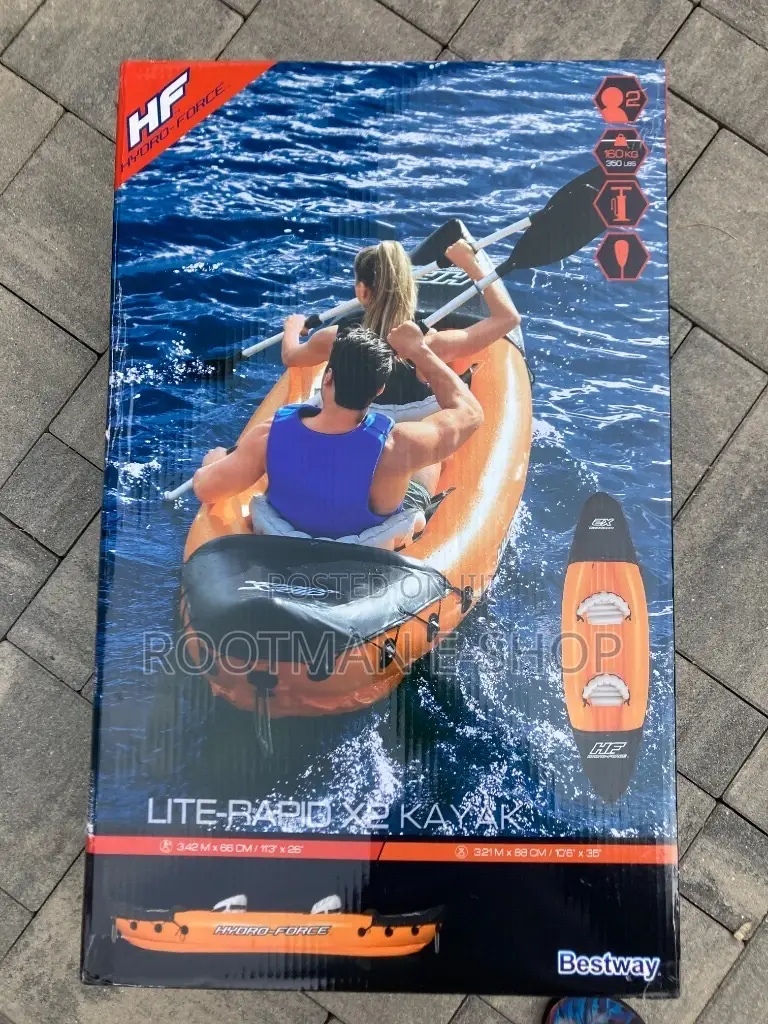Bestway Hydro-Force Lite-Rapid X2 Inflatable Kayak With Oars