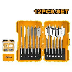 13 Pcs Flat Wood Drill Bits Set - Akd41301
