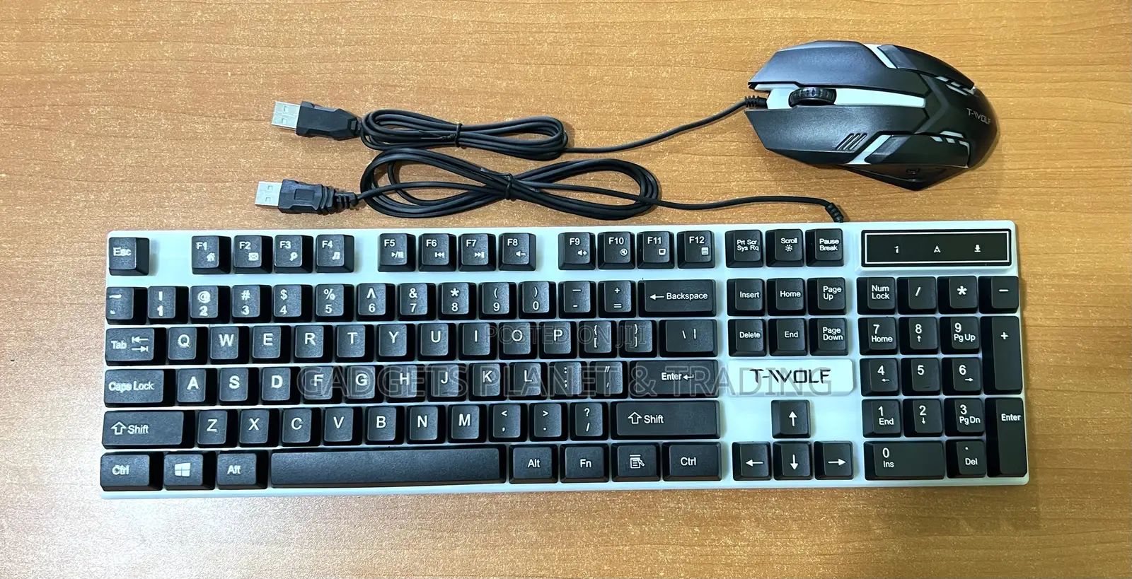 T-Wolf Gaming Usb Wired Keyboard Mouse Set Combo - Tf230