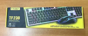 T-Wolf Gaming Usb Wired Keyboard Mouse Set Combo - Tf230