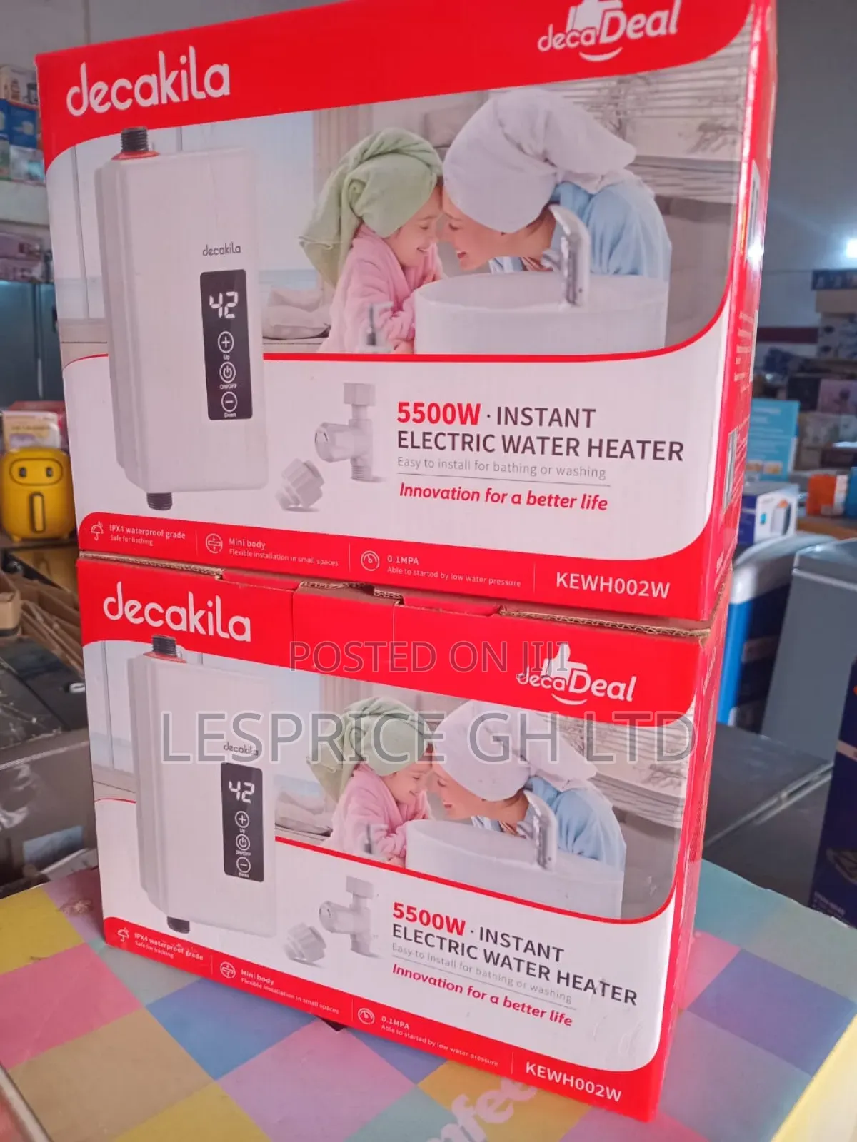Smart Hot Water Heater for Home: Decakila 5500W