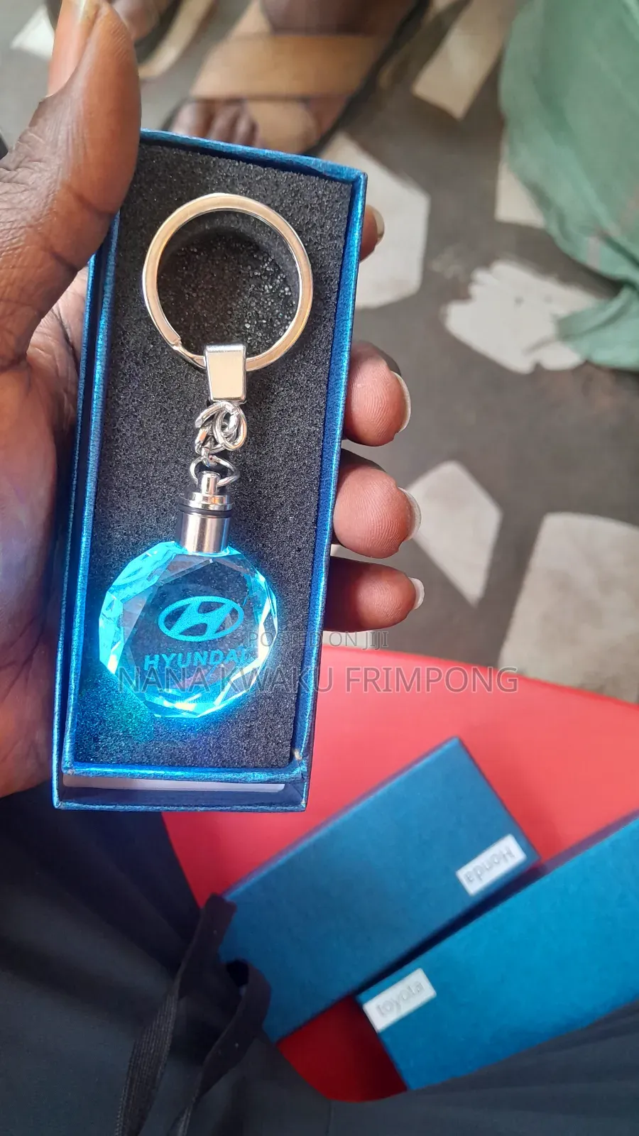 Fancy Key Holder With Led Light Available for Toyota Honda