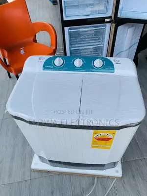 White Nasco 5kg Semi-Automatic Washing Machine