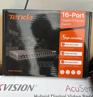 Tenda 16port Gigabit Ethernet Switch Unmanaged Teg1016m