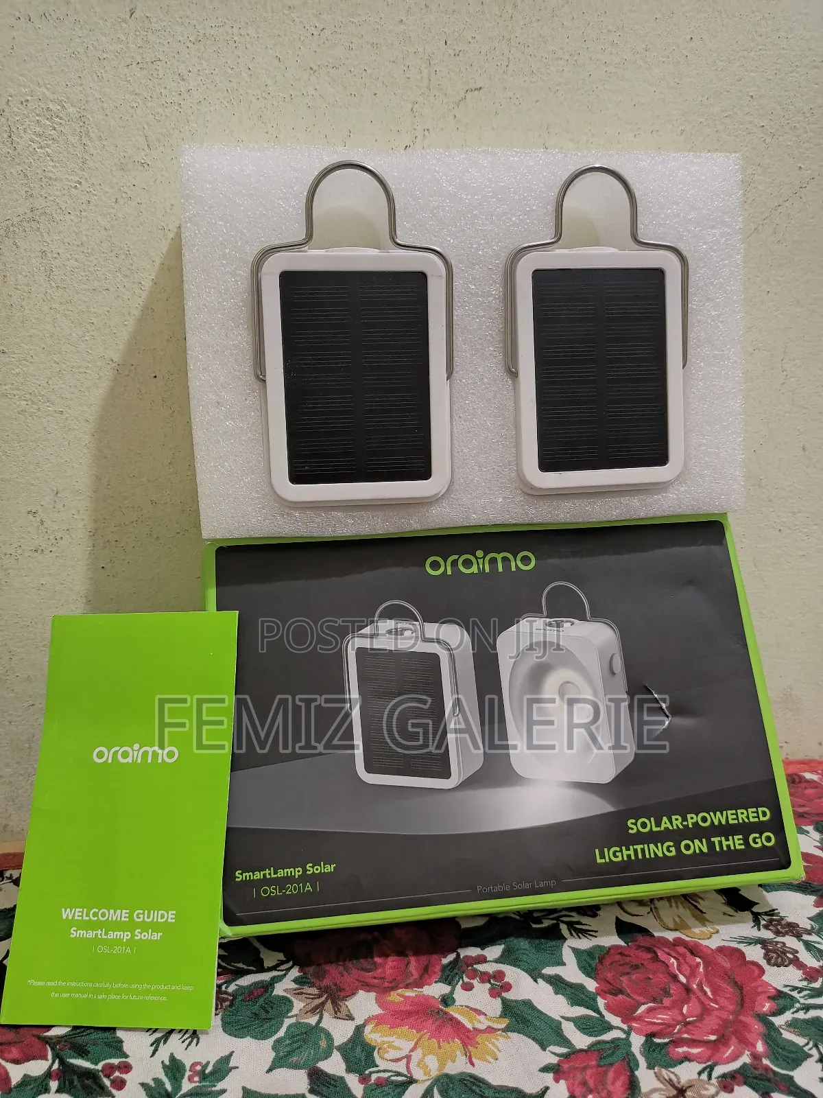Oraimo Smart Lamp Solar 450mah