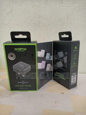 Oraimo 20w Powercube Charger + C-to-C/C-to-Lightning Cable