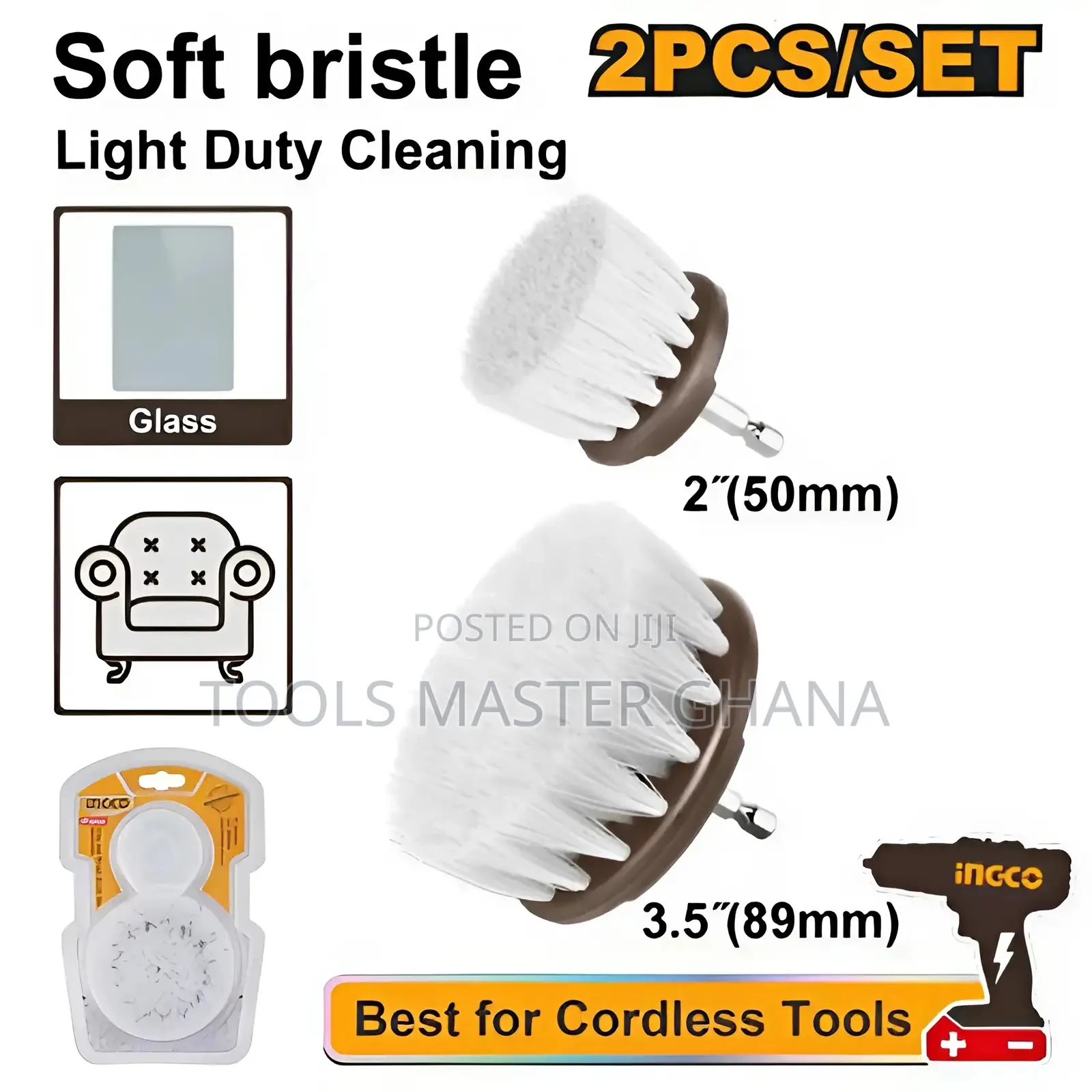 2 Pcs Soft Bristle Brush Set - Wcbs3235