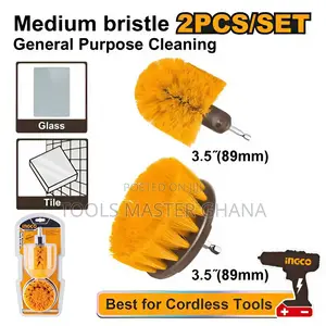2 Pcs Medium Bristle Brush Set - Wcbm2335