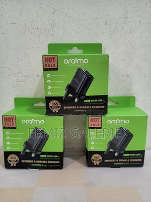 Oraimo Cannon 3 5W USB-A to Mini-Usb Wall Charger
