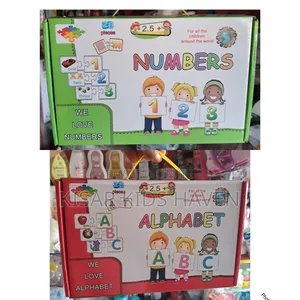 Hard Board Alphabet and Numbers Matching for Kids