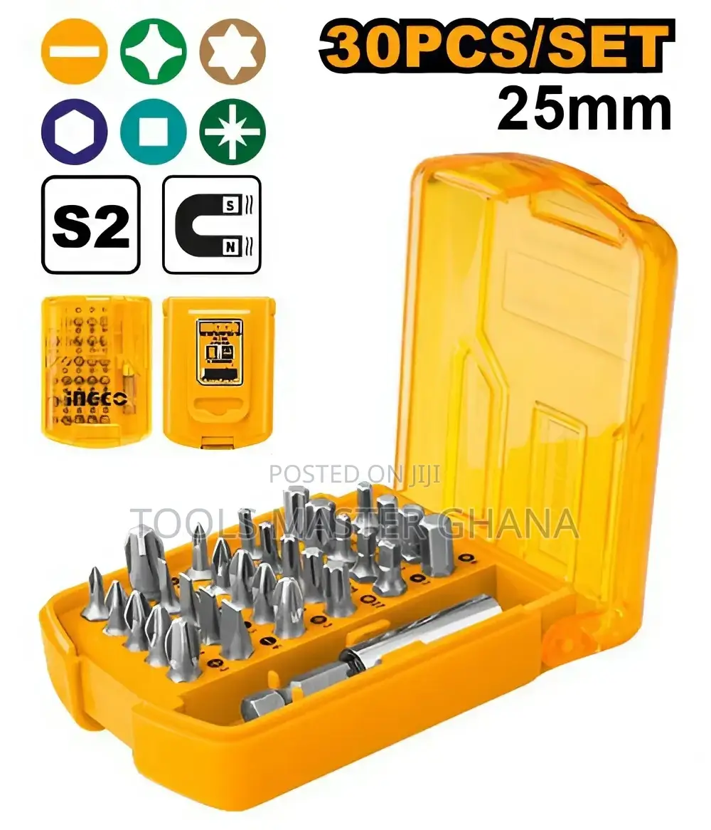 30 Pcs Screwdriver Bits Set - Aksd08301