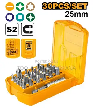 30 Pcs Screwdriver Bits Set - Aksd08301