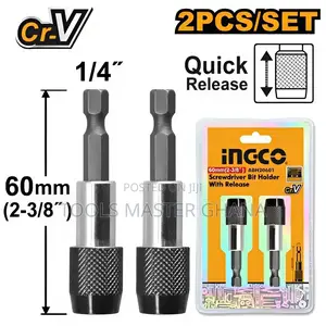 Screwdriver Bit Holder With Release - Abh20601