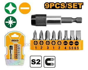 9 Pcs Screwdriver Bits Set - Aksd0071
