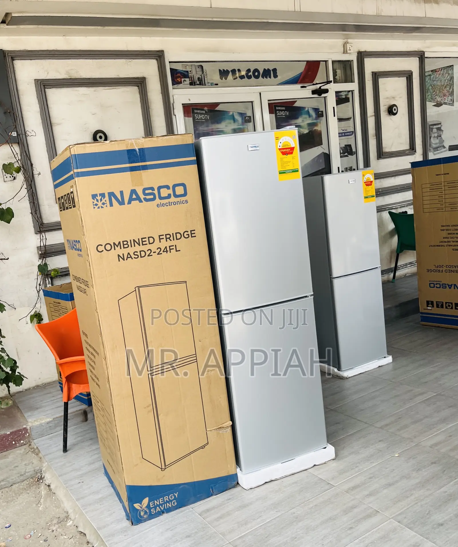 Nicely Designed Nasco D2-24fl Electric Refrigerator.
