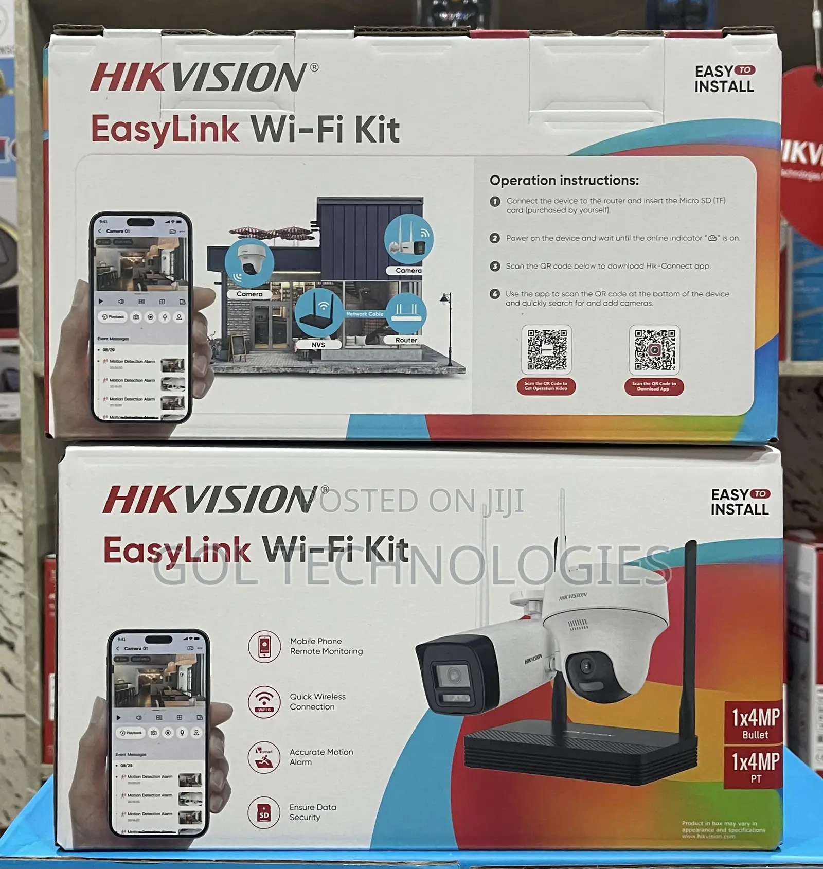 Hikvision Wifi Kit Nks424w02h 4mp Two Way Audio Camera