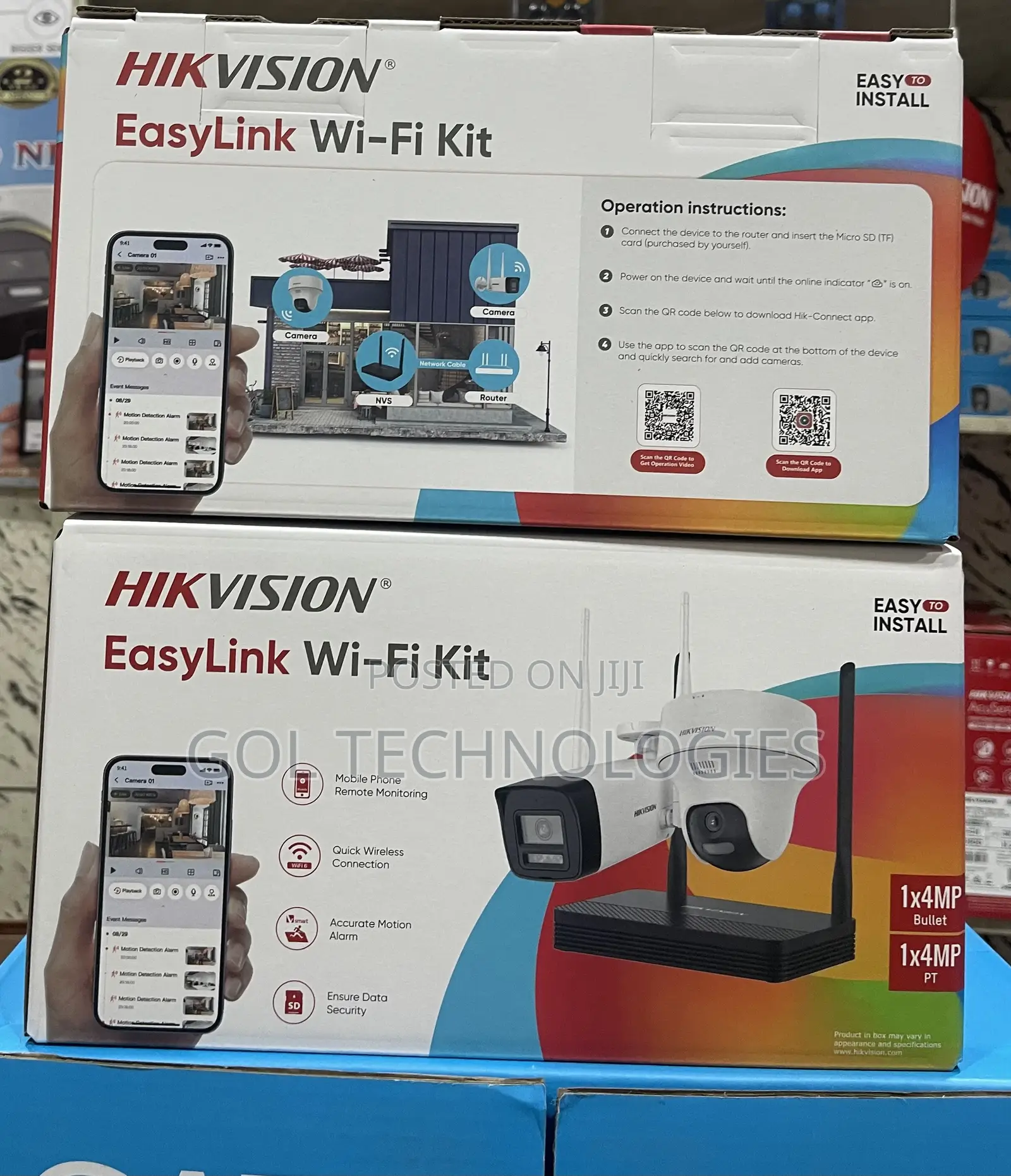Hikvision Wifi Kit Nks424w02h 4mp Two Way Audio Camera