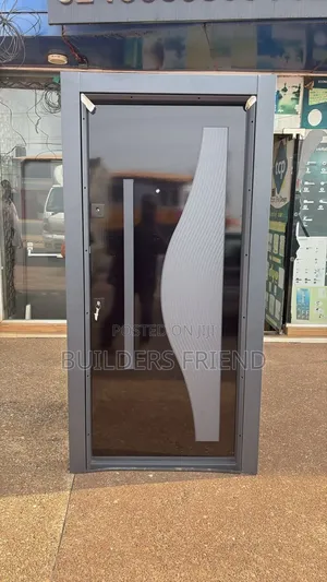Gray Composite Heavy Single Turkish Security Door