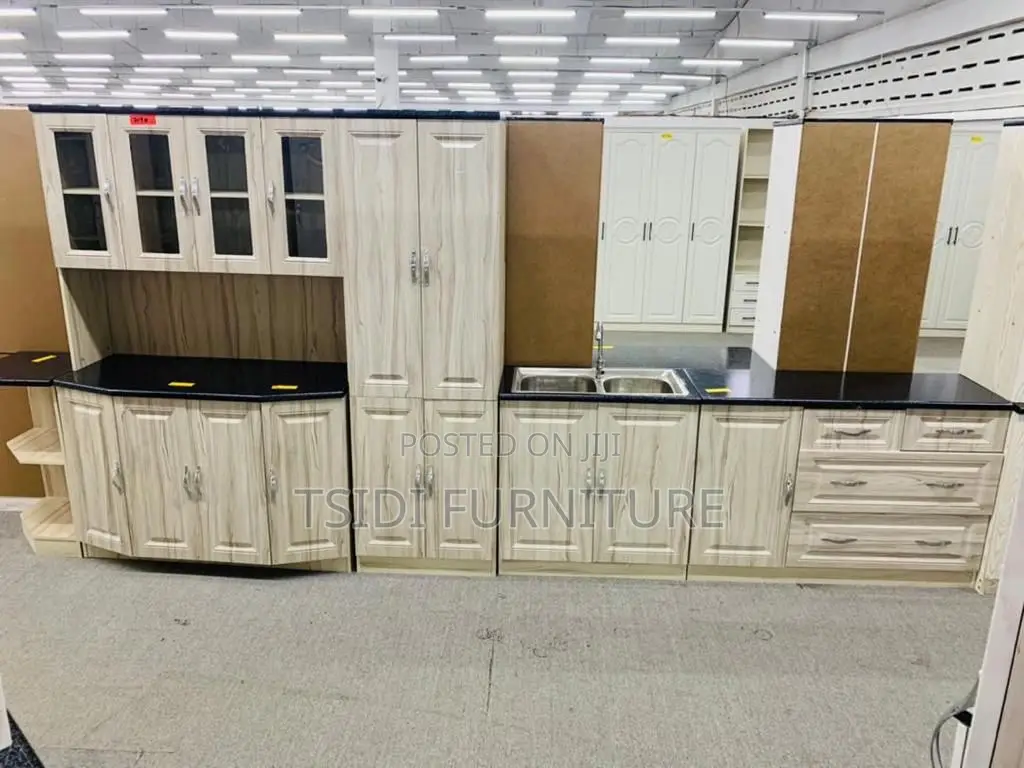 Quality Kitchen Cabinets Set With Sink