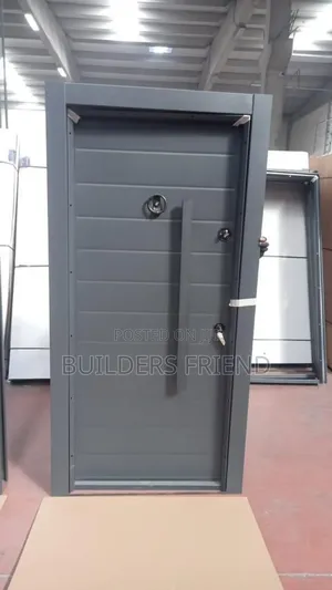Gray Luxury Entrance Steel Single Secured Turkish Door