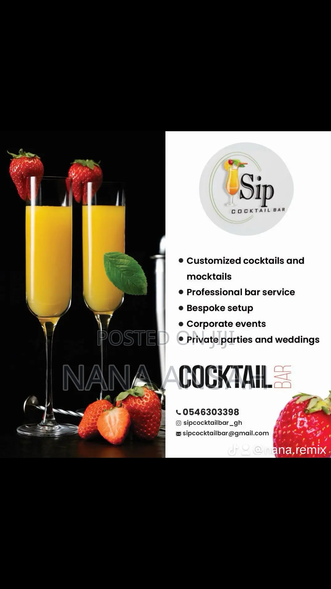 Cocktail Bar Service
