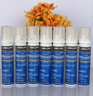 Kirkland Minoxidil Foam for Hairline, Bald Spot, Beard Growt