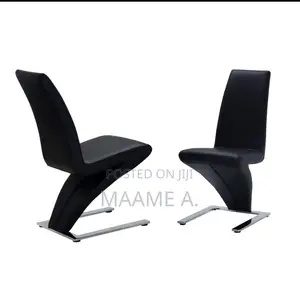 2 Black Dining Chairs