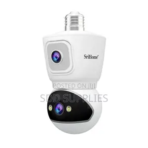 Bulb Security Camera Dual Lense